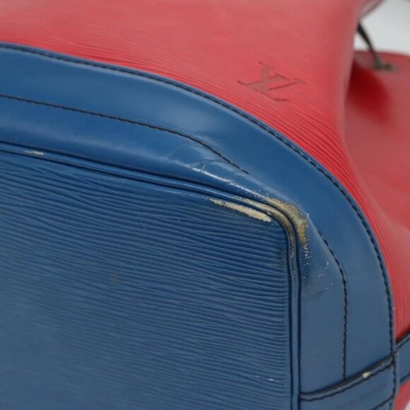 LOUIS VUITTON Epi Noe Shoulder Bag Bicolor Red Blue - Picture 8 of 16